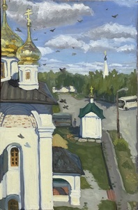 Вид с колокольни в Гороховце