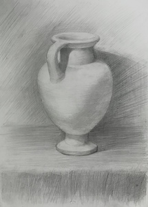 Гипсовый кувшин