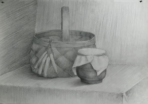 Натюрморт с корзиной