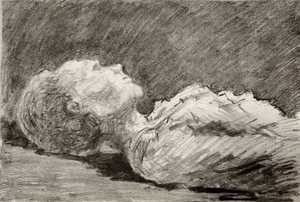 Лежащая девушка