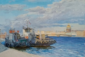 Вид с Униреситетской набережной