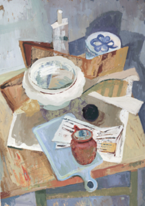 Натюрморт в голубых тонах