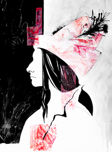 Девушка в головном уборе