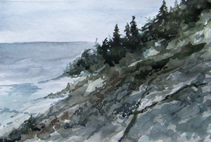 Береговой пейзаж