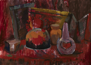 Красный натюрморт 