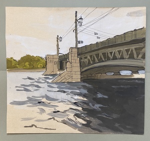 Мост через Неву 