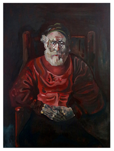 Старик в красном (копия Рембрант)