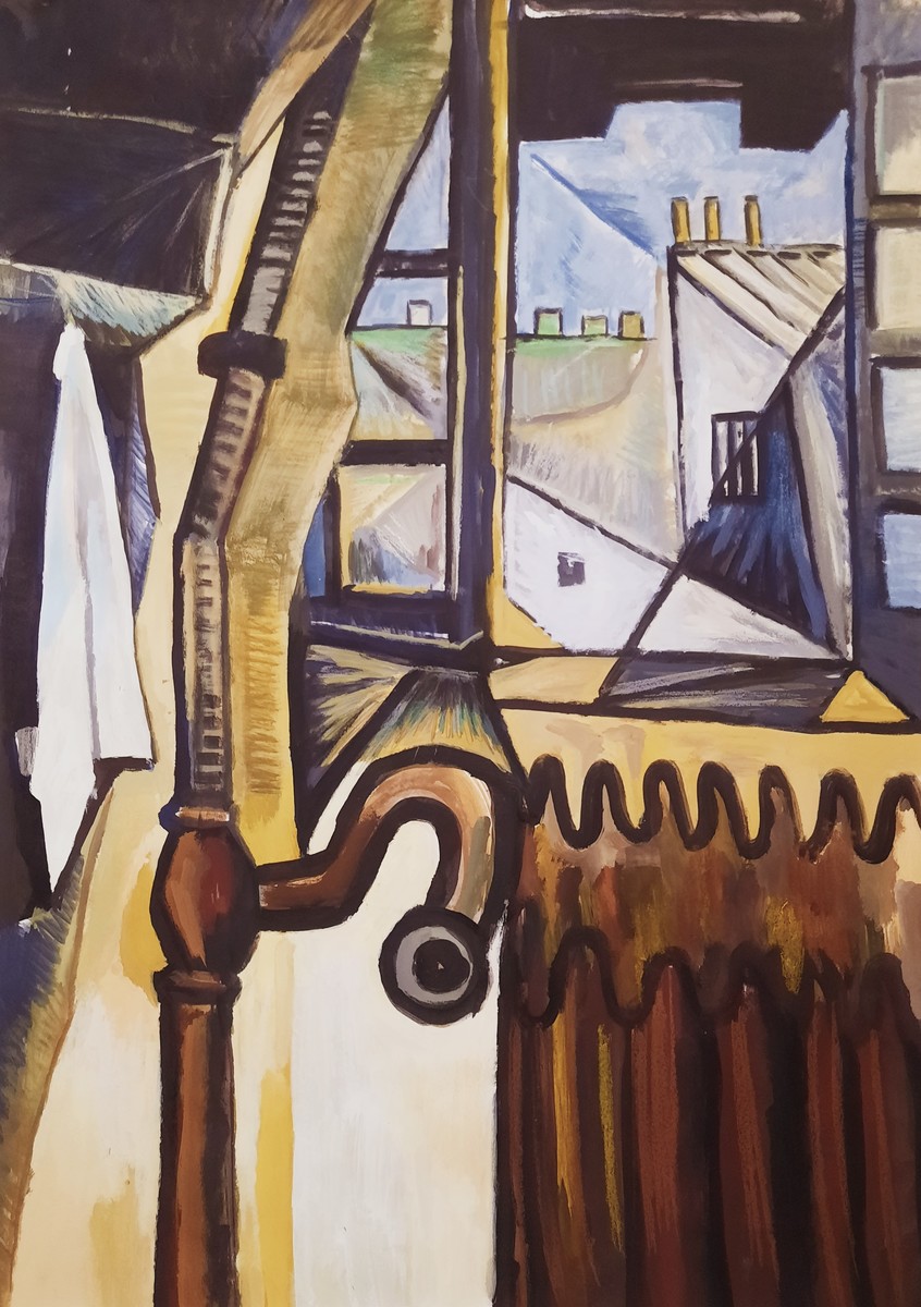 Картина Копия работы Пабло Пикассо «Мастерская художника» #2901 | Арт  галерея GMOT