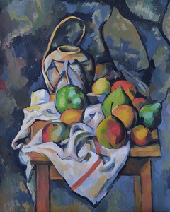 Копия работы Сезанна "Натюрморт с фруктами" 