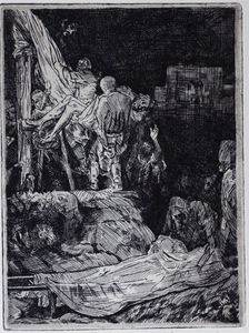 Копия "Снятие с креста" Рембрандта